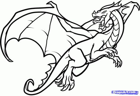 Dragon Coloring Pages Easy Flying Dragon Coloring Pages 1411 Flying Dragon Coloring Pages Simple Dragon Drawing, Draw A Dragon, Easy Dragon Drawings, Dragon Coloring Pages, Fly Drawing, Realistic Dragon, Dragon Coloring, Flying Dragon, Dragon Coloring Page