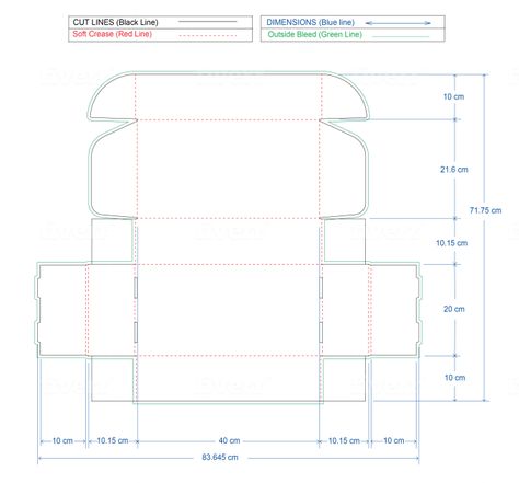 Box Dieline Template, Bottle Box Template, Box Dieline, Packing Box Design, Packaging Dielines, Paper Box Template, Boxes Packaging, Mailer Box, Bottle Box