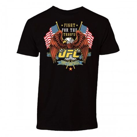 UFC fight for the troops shirt Ufc Clothing, Mma Gear, Fit Club, Fitness Club, T Shirt Men, Ufc, Shirt Men, Mens Graphic Tshirt, T Shirts