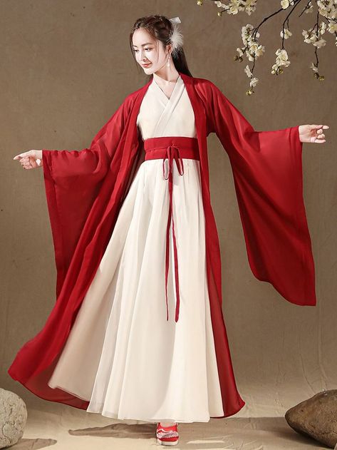 Draping Project, Hanfu Red, Chinese Dressing, Black Hanfu, Asia Countries, Fairy Skirt, Culture Clothing, Cuff Design, Hanfu Dress