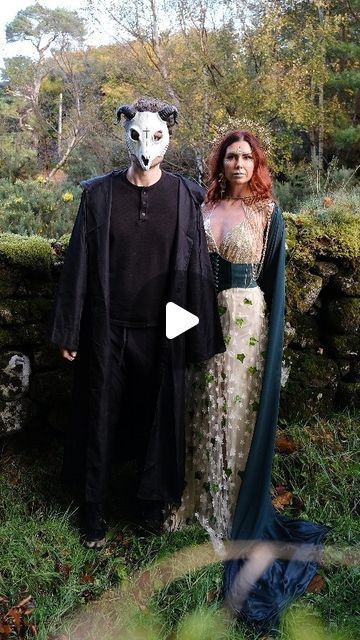 @mrs_mandyann on Instagram: "🖤Did you know Halloween originated in the Celtic tradition? Rooted in the pagan festival of Samhain 🎃 We travelled to Ireland for it last year and it was an unbelievable experience, clips are from the festival in Galway and we also visited the Puca Festival in Trim and the Hill of Ward ritual site for Samhain bonfires 🇮🇪 

We're still up in the air about our plans this year but it's definitely time for me to start planning my costume(s) 😁" Samhain Outfit, Pagan Festivals, Irish Folklore, Celtic Traditions, Galway, Ireland Travel, Samhain, The Festival, The Hill