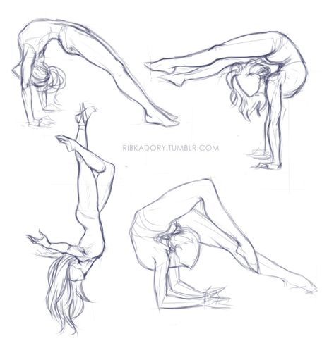 Dancing Poses Drawing, Art Gymnastics, Gymnastics Art, Dancing Drawings, Different Poses, Gesture Drawing, Sketchbook Pages, Poses References, Figure Drawing Reference