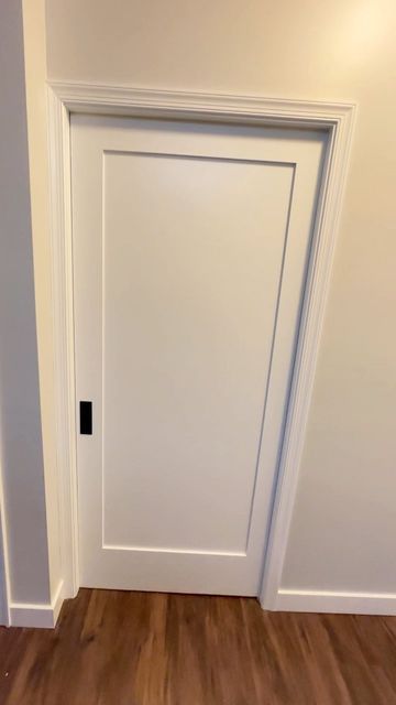 MRDC Solutions LLC on Instagram: "Downtown Silver Spring, MD - Client wanted to convert existing den with useless glass panel into a separate bedroom with limited space to work with. We suggested installation of a 3-0 @eight.doors single panel solid shaker door on a @johnsonhardware 1500 Commercial Series Pocket Door Track with an upgraded soft close feature so door would not slam. We coordinated with Client upgrading the LVP and the end result is perfection for her. Special thanks to @candaced Pocket Doors Shaker, Shaker Pocket Door, 2 Panel Interior Door, Single Pocket Door, Pocket Door Track, Door Track, Pocket Door, Half Bathroom, Bathroom Doors