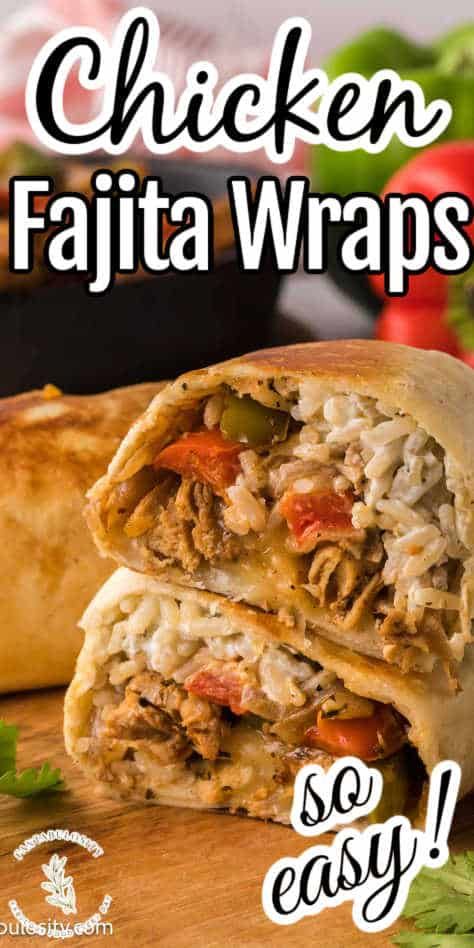 Fajitas Wraps, Chicken Wrap Lunch, Chicken Fajita Wraps, Easy Chicken Fajitas, Chicken Wrap Recipes, Chicken Fajita Recipe, Lunch Wraps, Cheese Wrap, Easy Chicken Dinner Recipes