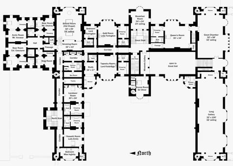 Lord Foxbridge ...in progress: Floor Plans: Foxbridge Castle Castle Plans Layout, Castle Floor Plans, Victorian Floor Plans, Castle Homes, Castle Floor Plan, Castle Plans, Castle Howard, Carpentry And Joinery, Mansion Floor Plan