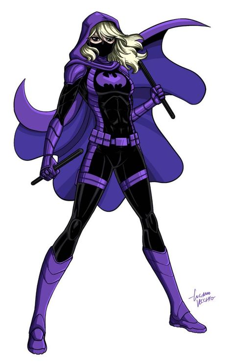 Spoiler by LucianoVecchio on @DeviantArt Spoiler Dc, Stephanie Brown Spoiler, Hero Suits, The Bat Family, Superhero Suits, Cassandra Cain, Comic Book Art Style, Dc Comics Heroes, Stephanie Brown