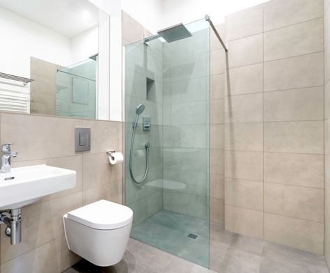 Shower Dimensions Walk In, Walk In Shower Sizes, Walk In Shower Dimensions, Shower Dimensions, Doorless Shower, Dark Tile, Shower Sizes, Small Showers, Frameless Shower Doors