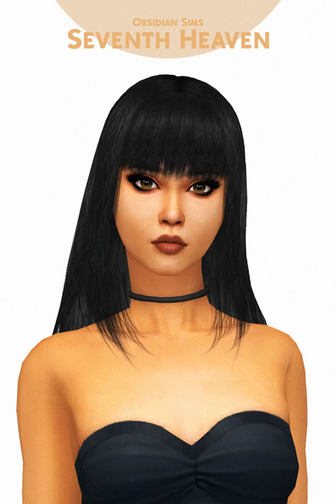 Snag this very alpha-style straight hairdo for female Sims. It comes with bangs, a long back style, and fits great with other alpha CC in The Sims 4 Hair With Bangs Cc Sims 4, Sims 4 Straight Hair With Bangs, Sims 4 Long Straight Hair Maxis Match, Sims 4 Cc Straight Hair With Bangs, Bangs Hair Sims 4 Cc, Sims 4 Long Hair Cc Alpha, Sims 4 Hair Cc Ponytail, Sims 4 Cc Long Hair With Bangs, Sims 4 Hair With Bangs Cc