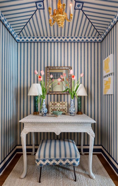 Bohemian Living Spaces, Kips Bay Showhouse, Mark Sikes, Tent Room, Tasty Cakes, Fabric Ceiling, Wall Fabric, Upholstered Walls, Show House