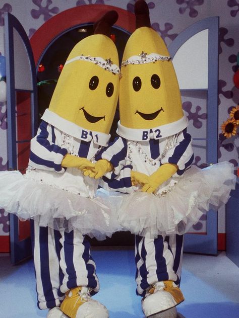 Bananas in Pyjamas kidnapped and held for ransom by mafia | news.com.au — Australia’s leading news site Banana In Pyjamas Costume, Bananas In Pyjamas Costume, Bananas In Pajamas, Banana In Pyjamas, Pajama Costume, Iconic Australia, Australian Actors, Childhood Nostalgia, Aesthetic Stuff