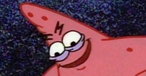 He’s up to no good. Tom Meme, Patrick Meme, Spongebob Painting, Spongebob Funny, Spongebob Wallpaper, Patrick Star, Spongebob Memes, Crazy Funny, Cartoon Memes