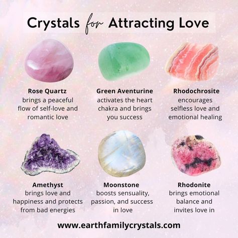 Crystals Necklace Meanings, Crystals For February, What Do Different Crystals Mean, Stones For Self Love, Crystal For Love And Relationships, Gemstones For Love, Crystals For Romance, Crystals For Manifesting Love, Best Crystals For Love