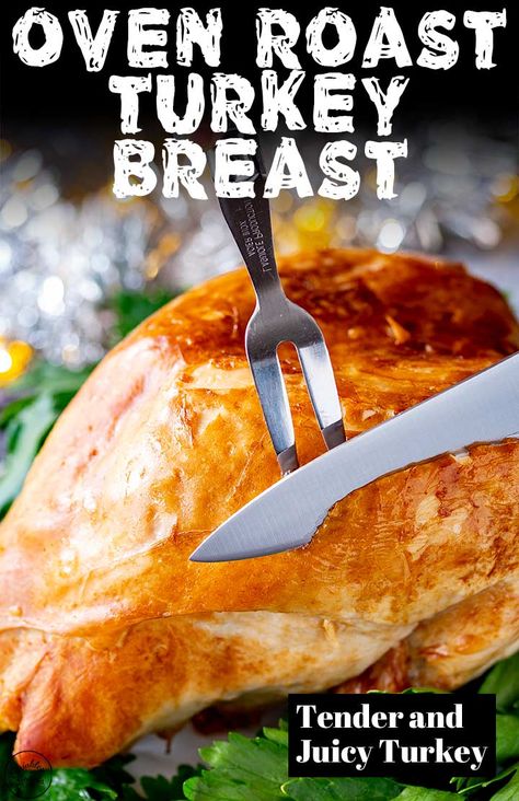 Bone In Turkey Breast Recipes, Turkey Crown Recipe, Bone In Turkey Breast, Turkey Breast Recipes, Brined Turkey Breast, Turkey Crown, Slow Roasted Turkey, Cooking Turkey Breast, Stay At Home Chef