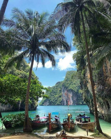 Paradise Island, Krabi, Thailand. - 9GAG Aloita Resort, Amazing Scenery, Thailand Photos, Dream Travel Destinations, Paradise Island, Krabi, Vacation Places, Beautiful Places To Travel, Thailand Travel