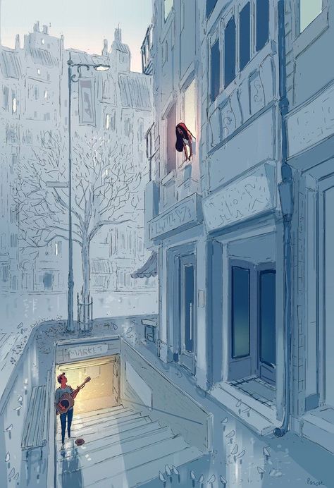 Pascal Campion, Istoria Artei, Romantic Wallpaper, Love Illustration, Romantic Art, Art And Illustration, Anime Scenery, Animation Art, Aesthetic Art