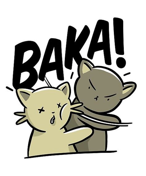 A funny Baka design featuring a cat slapping another cat! Inspired from Japanese manga or anime, the perfect gift to other kawaii manga arty style lovers. Sticker Design Inspiration, Japanese Funny, Japanese Quotes, Cute Laptop Stickers, Computer Sticker, Meme Stickers, Kawaii Stickers, Anime Stickers, New Sticker