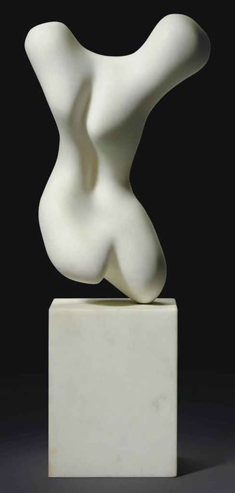 Jean (Hans) Arp (1886-1966) | Torse | 20th Century, Sculptures, Statues & Figures | Christie's Tristan Tzara, Antoine Bourdelle, Hans Arp, White Sculpture, Organic Sculpture, Modern Art Sculpture, Jean Arp, European Sculpture, Robert Motherwell