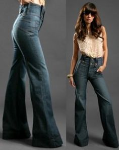 Ditto Jeans was a popular brand of pants in the 70's. Description from pinterest.com. I searched for this on bing.com/images Dittos Jeans, 70s Jeans, 70s Outfits, 1970s Fashion, High Waisted Jeans, Bell Bottom, 70s Fashion, High Jeans, Jeans Style