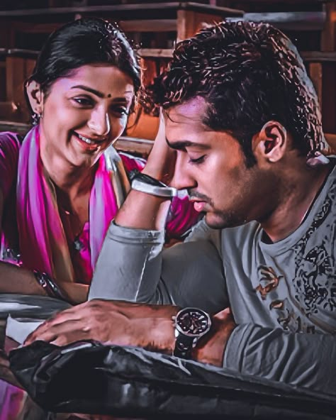 Tamil Love Couple Images, Surya Images, Love Couple Images Hd, Surya Actor, Best Love Pics, Cute Movie Scenes, Romantic Couple Images, Movie Pic, Cute Couples Photography