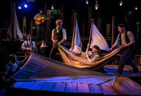 Show Review: The Old Man and The Old Moon at The New Victory Theater - The Mama Maven Blog Swallows And Amazons, Peter And The Starcatcher, Theatre Inspiration, Theatre Scene, Nyc With Kids, Kids Theater, Set Design Theatre, Outdoors Tattoo, Theatre Design