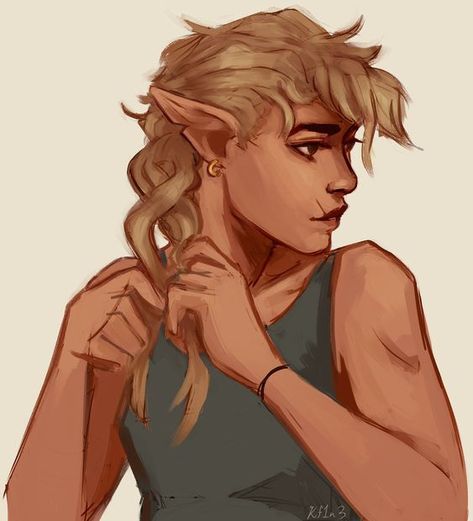 Buff Lady Character Design, Modern Elf Character Design, Dnd High Elf Female, Elf Dnd Female, Modern Dnd Character Design, Buff Female Character Design, Elf Character Design Female, Dnd Romance, High Elf Art