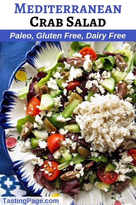 Diet Salad Recipes, Veggie Main Dishes, Crab Salad Recipe, Champagne Vinaigrette, Clean Eating Salads, Salad Diet, Keto Dishes, Paleo Salads, Keto Easy