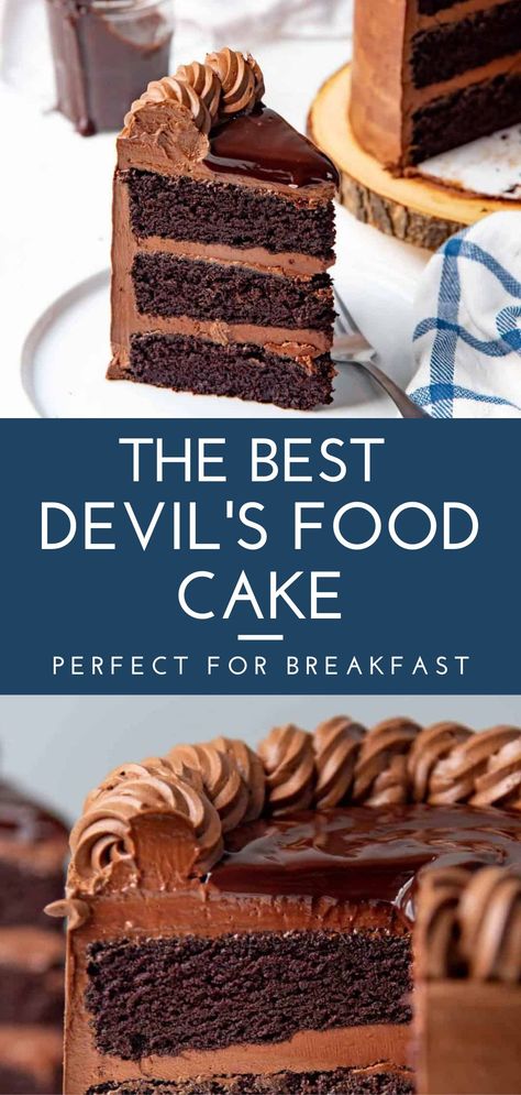 Sweets Board, Dessert Breads, Devil's Food Cake, Devils Food Cake Mix Recipe, Fantastic Recipes, Devils Food Cake, Cakes Recipes, Devils Food, Potluck Dishes