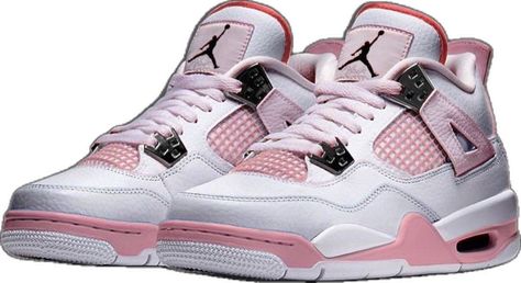 Jordan 4 Tenis Jordan Retro, Sneakers Cute, Nike Shoes Women Fashion, Pink Jordans, Nike Air Jordan 4, Pretty Shoes Sneakers, Jordan 4s, Jordan Shoes Retro, All Nike Shoes