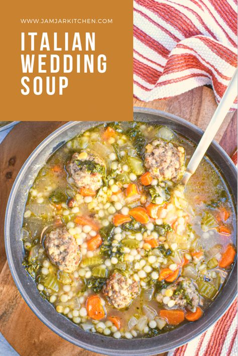 Black bowl of soup with meatballs, carrots, celery, onion and couscous Soup Recipes Couscous, Meatball Couscous Soup, Wedding Soup With Chicken And Meatballs, Arabic Meal Prep, Couscous Soup Recipes, Meatballs With Veggies, Recipes Couscous, Couscous Soup, Soup With Meatballs