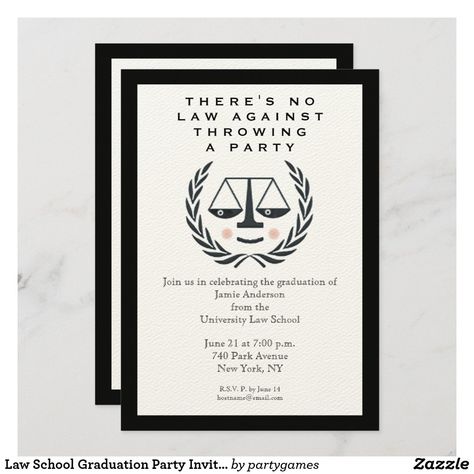 Graduation Invitation Design, Law School Graduation Party, Graduation Party Cards, Grad Party Invitations, Graduation Party High, Law School Graduation, High School Graduation Party, Graduation Party Invitation, Class Of 2022