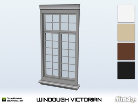 Sims 4 Windows Cc, Palace Decor, Sim4 Cc, Victorian Windows, Play Sims 4, Traditional Windows, Tall Windows, Play Sims, Farmhouse Windows