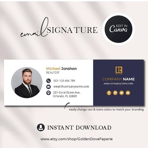 Outlook Email Signature, Signature Mail, Outlook Signature, Html Email Signature, Professional Email Signature, Ranch Logo, Email Signature Design, Estate Design, Professional Email