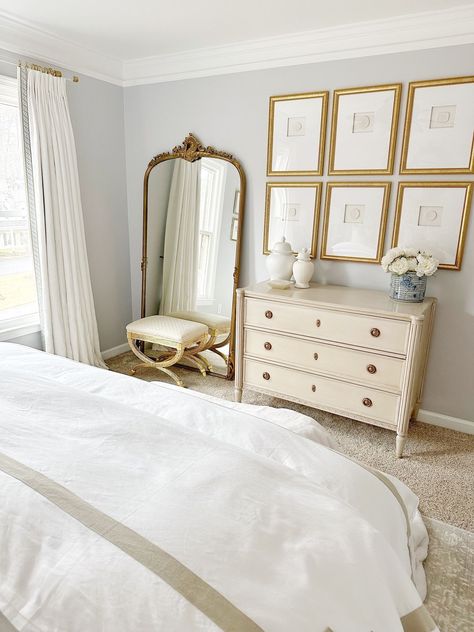 Safari Style: Exceptional African … curated on LTK Coastal Grandmother Guest Bedroom, White Bedroom Drawers, Grand Millennial Mirror, Grand Millennial Guest Bedroom, Grandmillineal Bedroom, Grand Millennial Master Bed, Coastal Feminine Bedroom, Grand Millennial Apartment Decor, Grand Millennial Guest Room