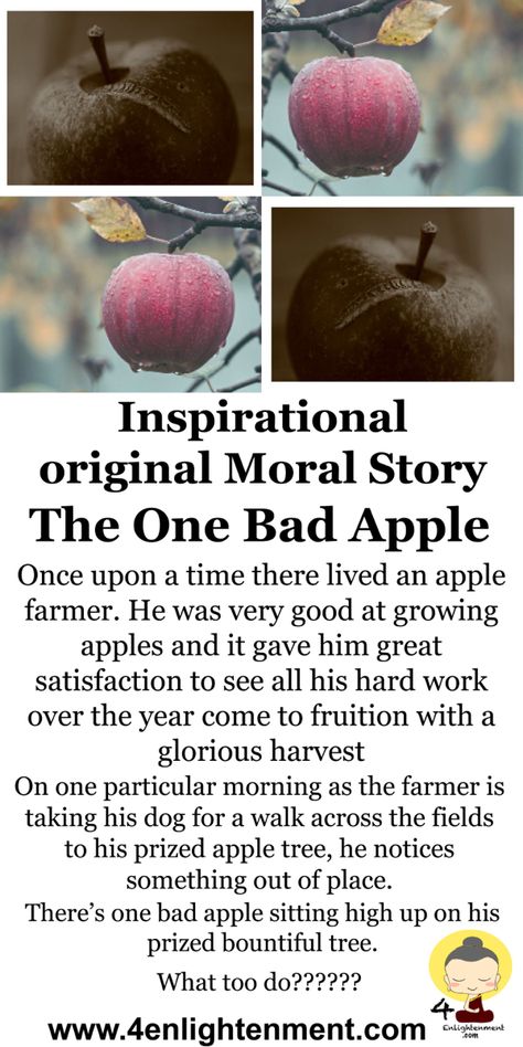 Inspirational Story Motivation, Motivational Story In English With Moral, Bad Apple Quotes, Short Motivational Stories With Moral, Short Motivational Story In English, English Stories For Adults, Short Inspirational Stories With Moral, Inspiring Stories Motivation, Stories With Moral Lessons In English