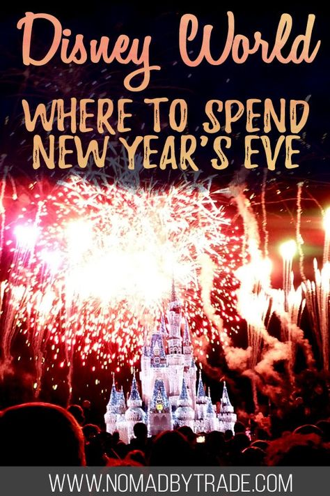 Find out where all the best celebrations for New Year's Eve at Disney world are, plus tips for surviving the crowds in this guide. Disney World New Year's Eve can get crazy, so do your planning ahead of time to enjoy the party. #Disney #NYE #DisneyWorld New Years At Disney World, Disney World New Years Eve, Disney New Years, Disney New Years Eve, New York New Years Eve, Disney New Year, Disney Winter, Dining Plan, Disney Resort Hotels