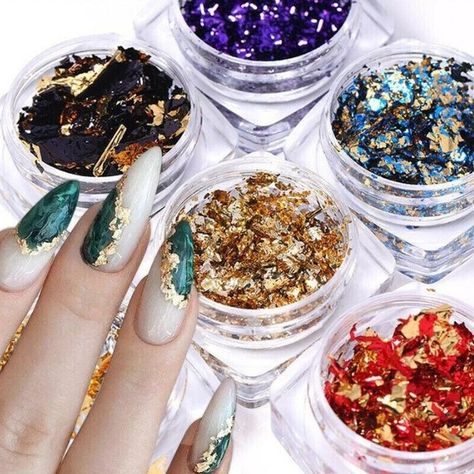 💅✨【6-Color Mirror Nail Glitter】✨💅 Add dazzling charm to your nails with our 6-color mirror glitter set! Featuring gold, silver, red, blue, green, and pink, this set is perfect for creating eye-catching nail designs. 🌟 6 Stunning Colors: Mix and match for any style. ✨ High-Quality & Durable: Easy application, long-lasting shine. 🎨 Versatile Use: Ideal for nails, DIY crafts, and even makeup and accessories. Click the link to buy now and unleash your creativity! 👉 [Check out our profile store... Nail Glitter Powder, Xmas Nail Art, Image Nails, Snowflake Nail Art, Powder Manicure, Chrome Powder, Nail Art Sticker, Snowflake Nails, Nail Glitter