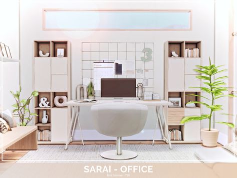 Sims 4 Cc Office Set, Sims 4 Aesthetic Cc Furniture Bathroom, Sims 4 Study Room Cc, Sims4 Cc Office, Ts4 Desk Cc, The Sims 4 Cc Furniture Office, Sims Desk Cc, Sims 4 Cc Office Furniture Ideas, The Sims 4 Office Cc