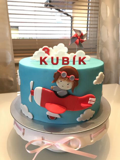 Aeroplane Birthday Cake, Aeroplane Cake Design, Aeroplane Theme Cake, Airoplain Cake, Airplane Cakes For Boys, Cake Aeroplane, Airplane Theme Cake, Plane Birthday Cake, Aeroplane Cake