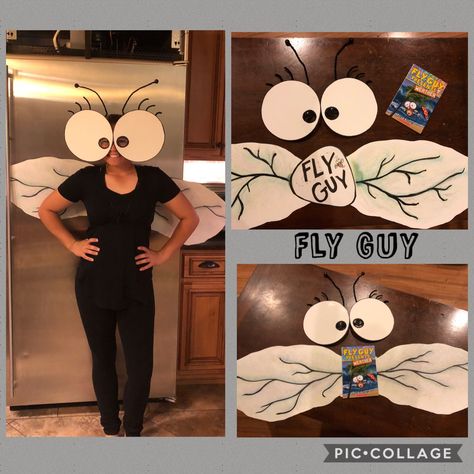 Fly Guy Costume Diy, Fly Guy Costume, Dragonfly Costume, Guy Character, Book Characters Dress Up, Diy Fantasia, Character Day, Book Character Day, Book Character Costumes