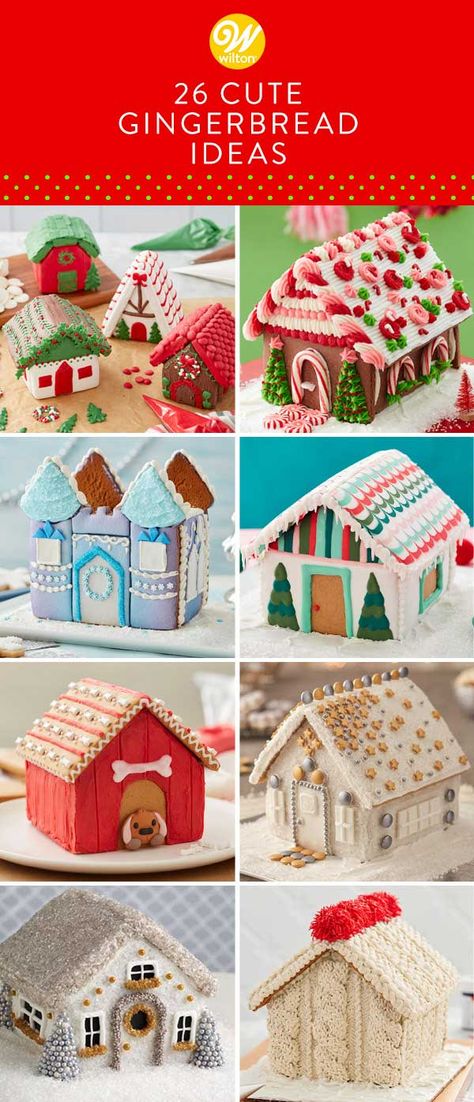 House Ideas Colorful, Cute Gingerbread House Ideas, Unique Gingerbread House Ideas, Cute Gingerbread Houses, Unique Gingerbread House, Decorating Gingerbread Houses, Cute Gingerbread House, Easy Gingerbread House, Gingerbread Castle