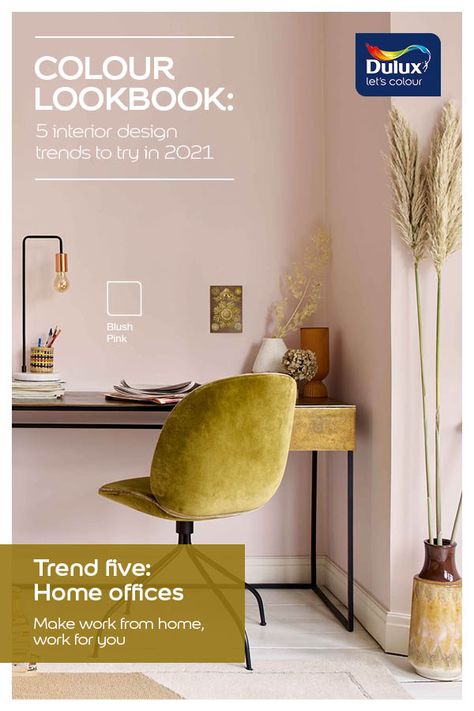 Best Paint Colour For Home Office, Dulux Pink Bedroom, Dulux Blush Pink Living Room, Dusty Pink Home Office, Blush Pink Dulux Paint, Blush Pink Home Office, Dulux Blush Pink Bedroom, Nippon Paint Wall Colour Living Rooms, Blush Pink Hallway