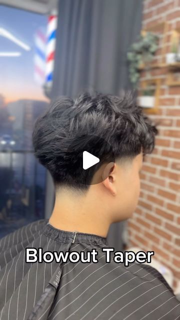 Romuel Cuevas on Instagram: "Don’t tell me… again?!?! Blowout tapah strikes again ⚡️  #barber #fade #blowout #middlepart #flow #fringe #taper #fluffy #perm #curlyhair #inspo #inspiration #inspohaircuts #inspocuts #summer #summerlook #trendingcuts #transformation #barbersharps #squareblockstudio" Blowout Fringe, Mid Taper Blowout Haircut, Corte Blowout Hombre, Blowout Taper Middle Part, Mid Blowout Taper, Blowout Taper Fringe, Blowout With Mid Taper, Fringe Taper, Mid Drop Fade Haircut Men