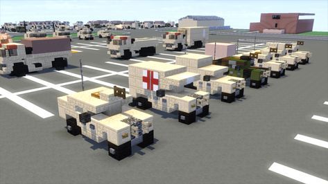 Humvee U.S. Military HMMWV Pack Minecraft Project Minecraft Military Base, Minecraft Cars, Minecraft Museum, Villa Minecraft, Minecraft Car, Minecraft Building Blueprints, Construction Minecraft, Mine Minecraft, Minecraft Decoration