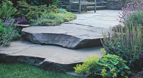 Boulder Steps, Natural Stone Steps, Bluestone Steps, Flagstone Steps, Rock Steps, Stone Deck, Landscape Stairs, Stone Step, Stone Steps