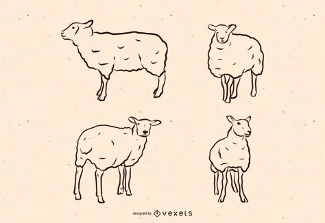 Sheep line illustration set #AD , #Ad, #SPONSORED, #line, #illustration, #set, #Sheep Sheep Line Art, How To Draw A Sheep, Sheep Linocut, Sheep Illustration Design, Sheep Tattoo Design, Irish Poetry, Drawing For Embroidery, Sheep Sketch, Lamb Logo