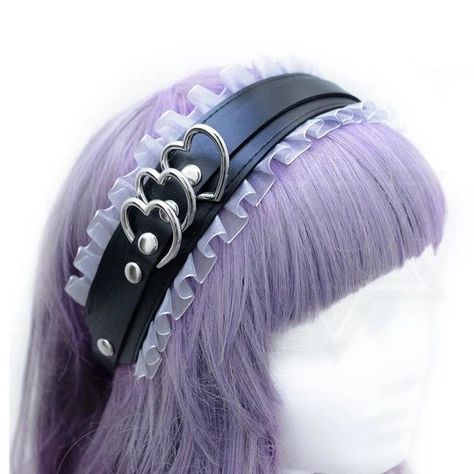 Harajuku Hair, Pastel Accessories, Goth Outfit Ideas, Harness Fashion, Harajuku Style, Cute Pastel, Japan Style, Gothic Punk, Head Accessories