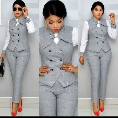 Stylish Business Outfits, Work Attire Women, Fashionable Work Outfit, Corporate Dress, Business Attire Women, Corporate Attire, Work Dresses For Women, African Shirts, Stylish Work Attire