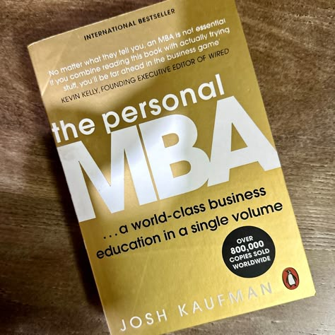 The Personal Mba Book, The Personal Mba, Mba Books, Mba Notes, Success Women, Business Books Worth Reading, Entrepreneur Books, Money Lifestyle, Books I Read