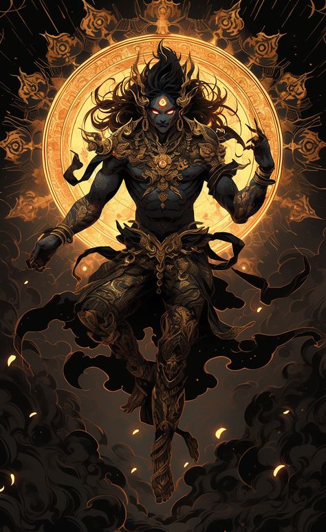 Warrior Images, Cthulhu Art, Mythological Characters, Dark Warrior, Dungeons And Dragons Classes, Character Inspiration Male, Hinduism Art, Fantasy Beasts, Fantasy Races