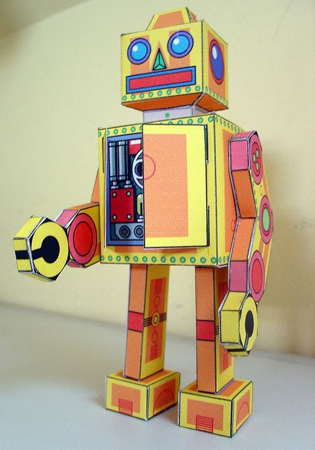 paper robot Paper Robot, Cardboard Robot, Maker Fun Factory, Robot Craft, Robot Party, Cardboard Toys, Diy Robot, Cardboard Sculpture, Paper Toy